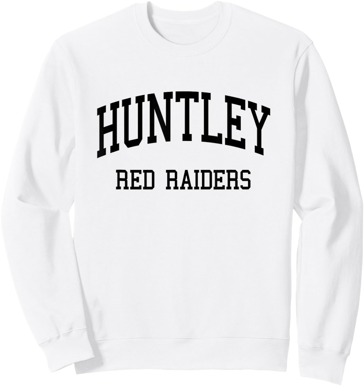 Huntley High School HS Huntley IL Retro Sweatshirt - Sweatshirt | White
