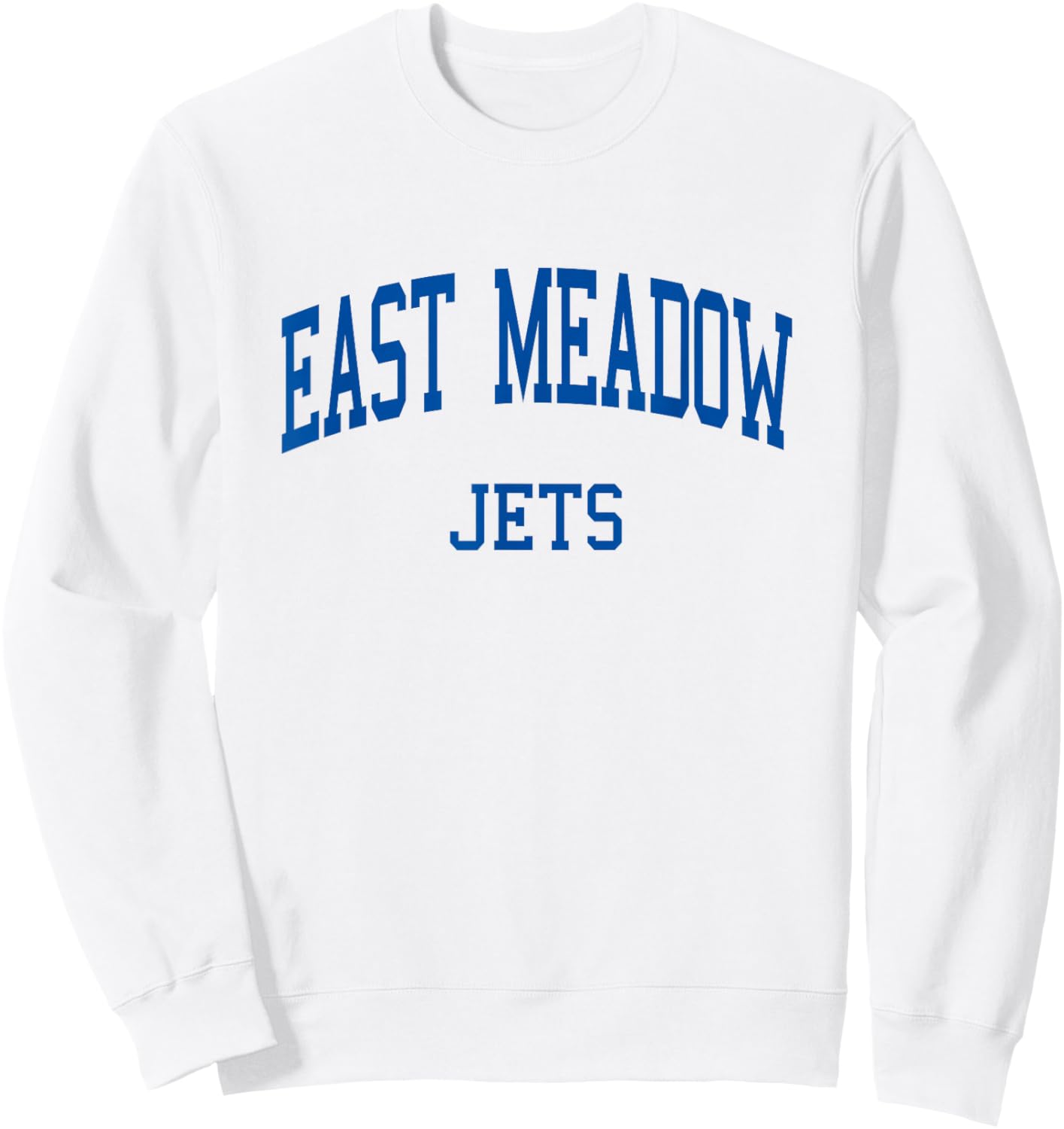 East Meadow High School HS East Meadow NY Retro Sweatshirt - Sweatshirt | White