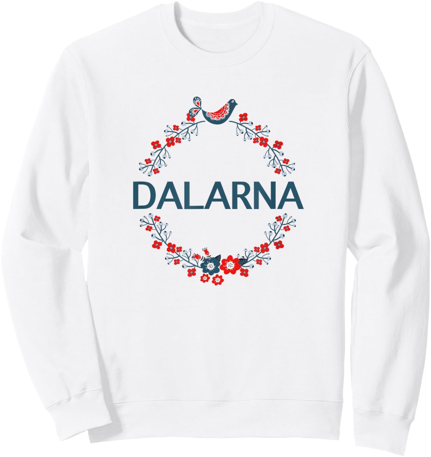 Dalarna Sweden Sverige Sweatshirt - Sweatshirt | White