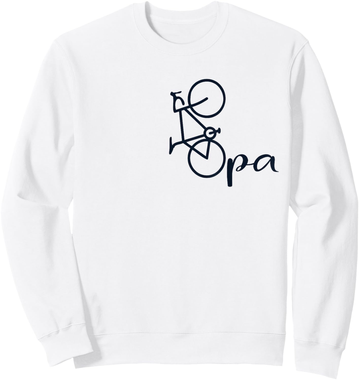 Großpapa Fahrrad Fahren - Radeln Radsportler Opa Sweatshirt - Sweatshirt | White