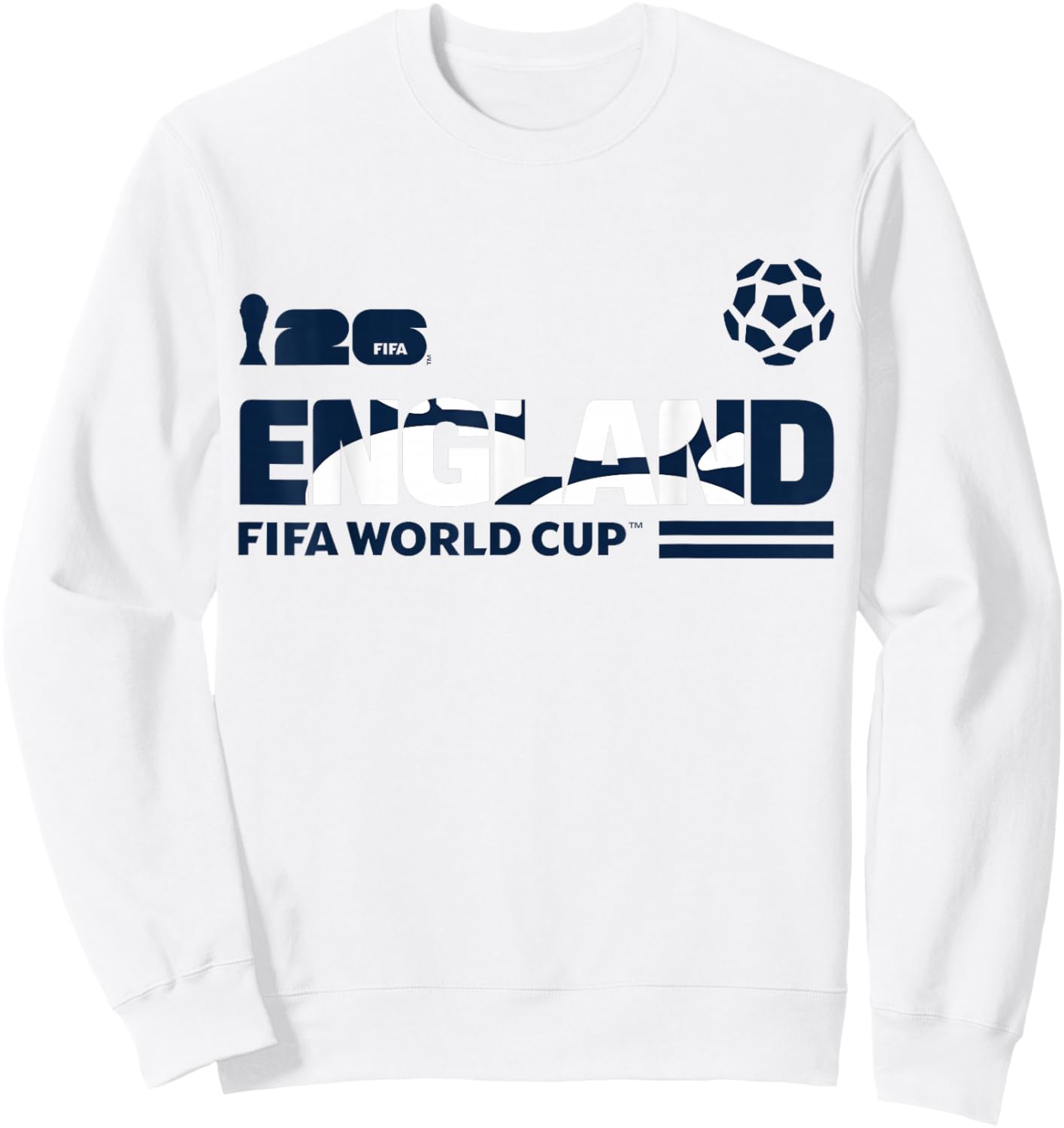 FIFA World CUP26 Qualifier England Sweatshirt - Sweatshirt | White