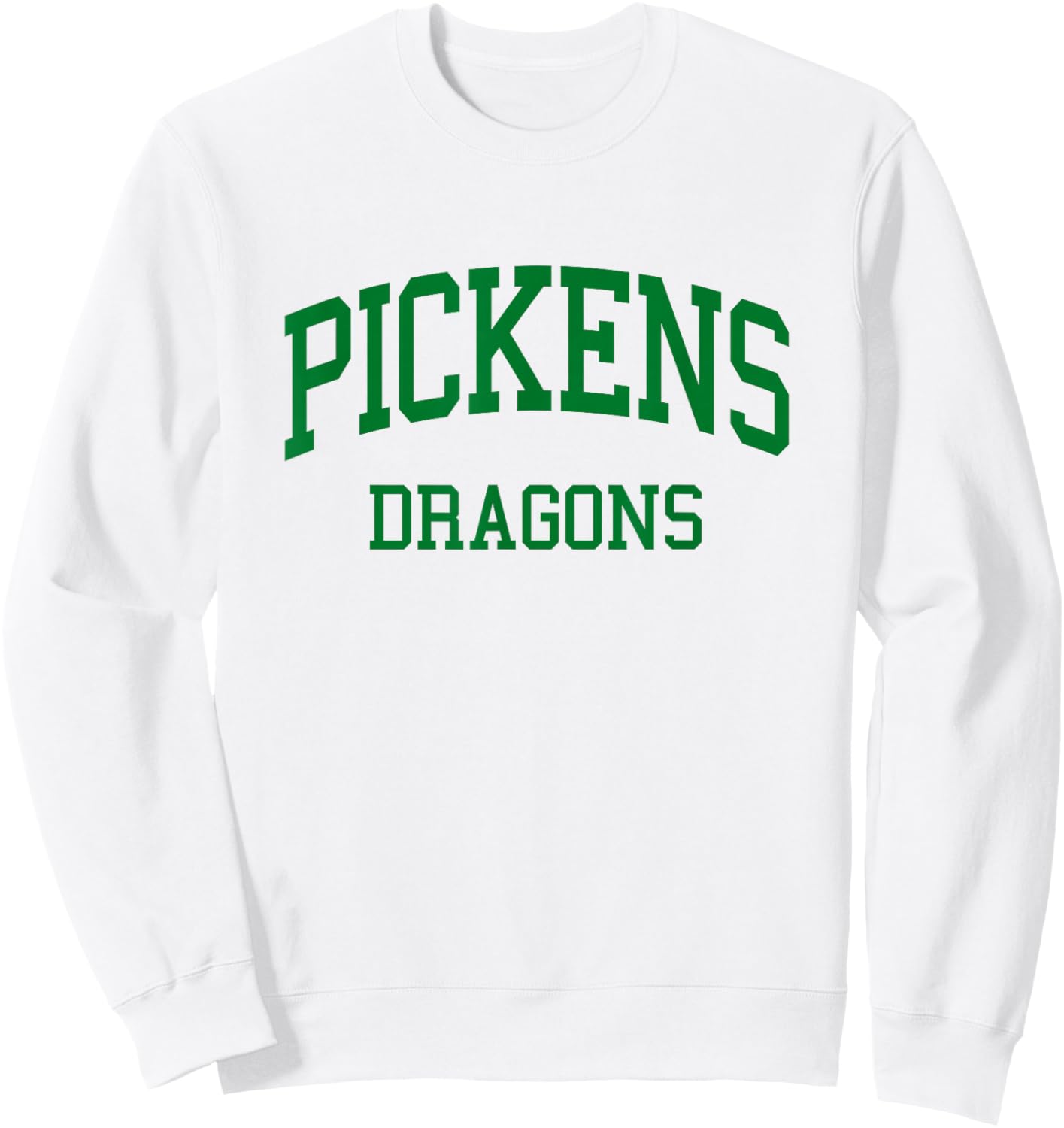Pickens High School HS Jasper GA Retro Sweatshirt - Sweatshirt | White