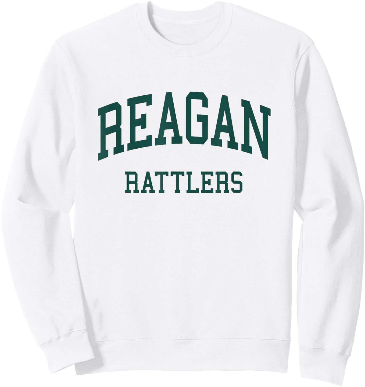 Reagan High School HS San Antonio TX Retro Sweatshirt - Sweatshirt | White
