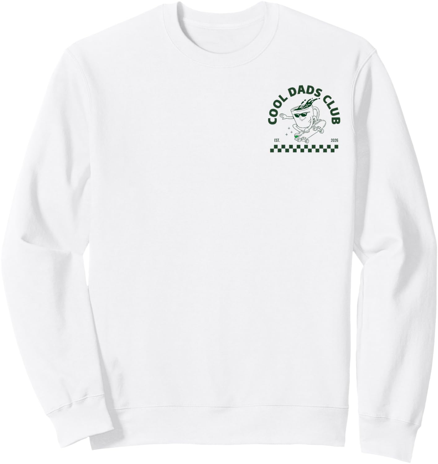 Stolzes Mitglied des Cool Dads Club Est 2026 Just Dad Jokes Sweatshirt - Sweatshirt | White