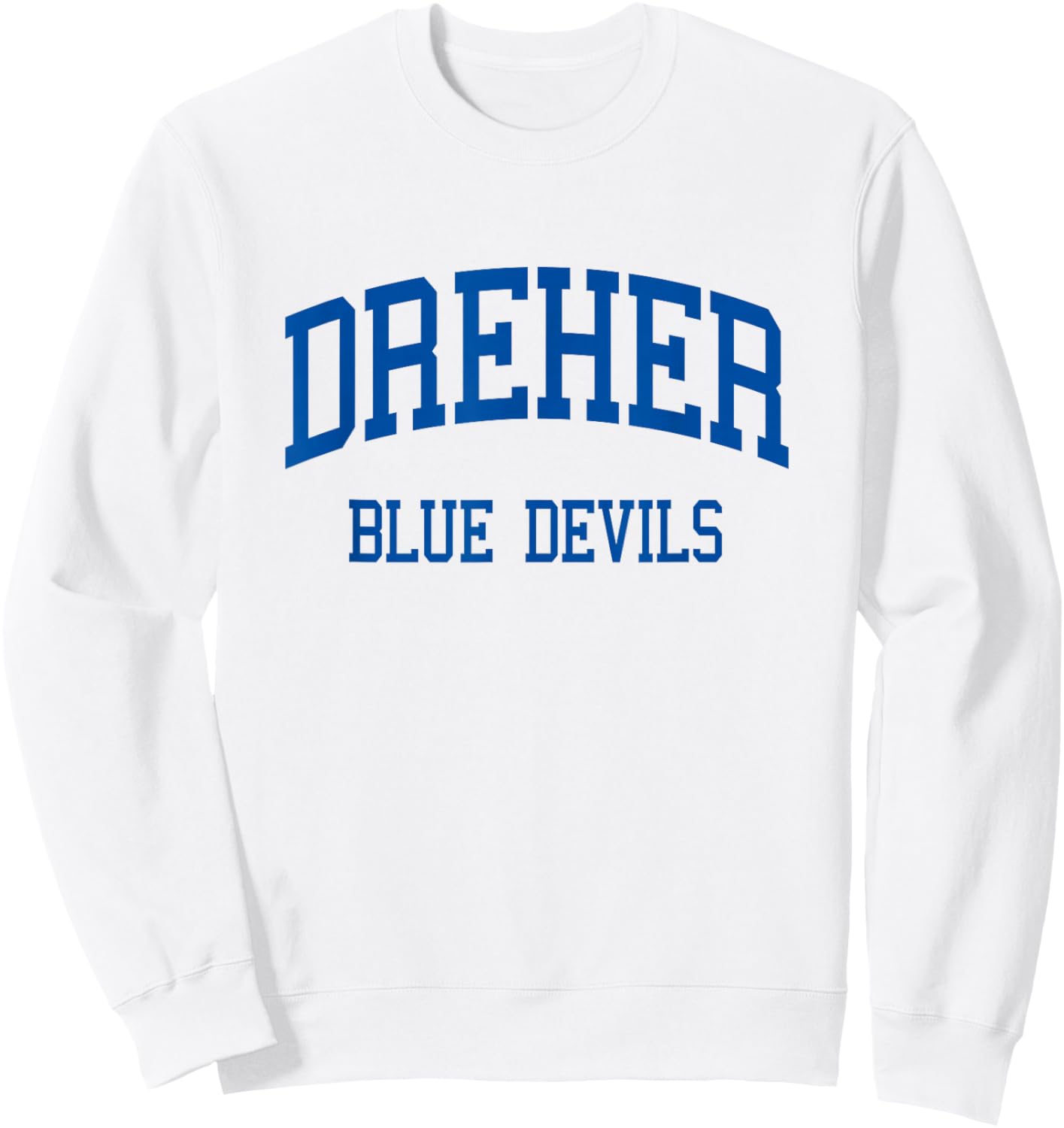 Dreher High School HS Columbia SC Retro Sweatshirt - Sweatshirt | White