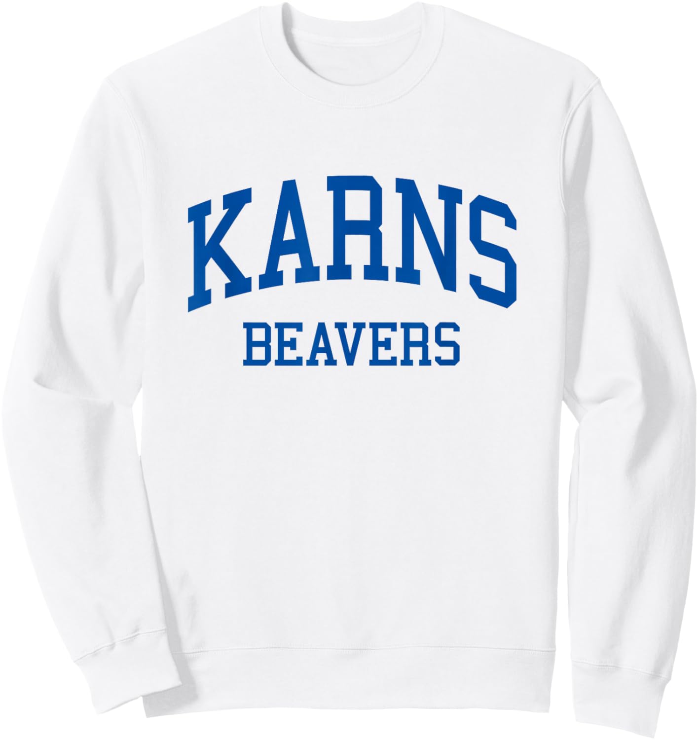 Karns High School HS Knoxville TN Retro Sweatshirt - Sweatshirt | White