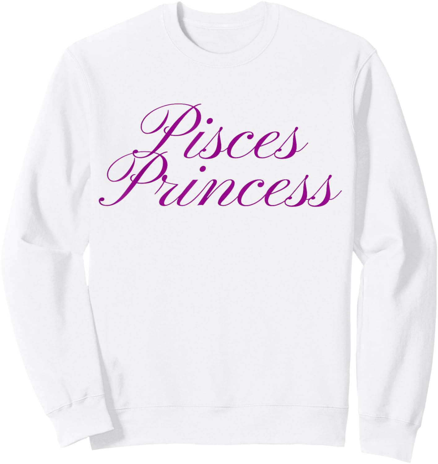 Pisces Princess Sweatshirt - Sweatshirt | White