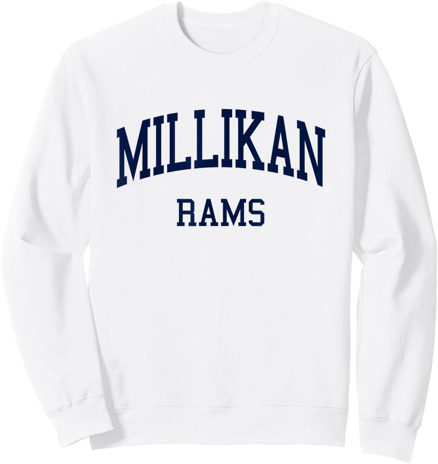Millikan High School HS Long Beach CA Retro Sweatshirt - Sweatshirt | White