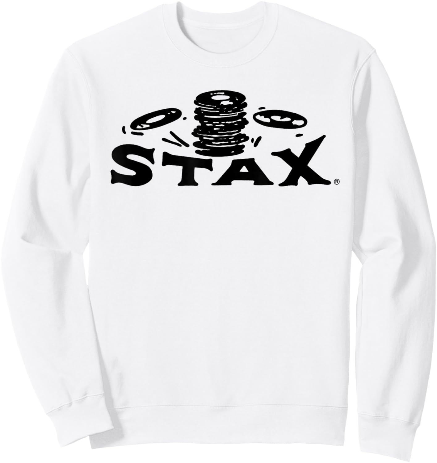 Falling Records Logo Sweatshirt - Sweatshirt | White