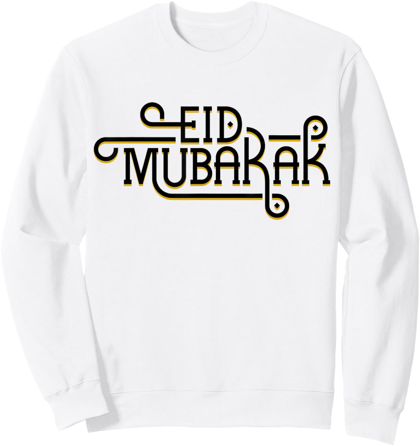 Eid Mubarak Eid Al Fitr Islamic Holidays Muslim Happy Eid Sweatshirt - Sweatshirt | White