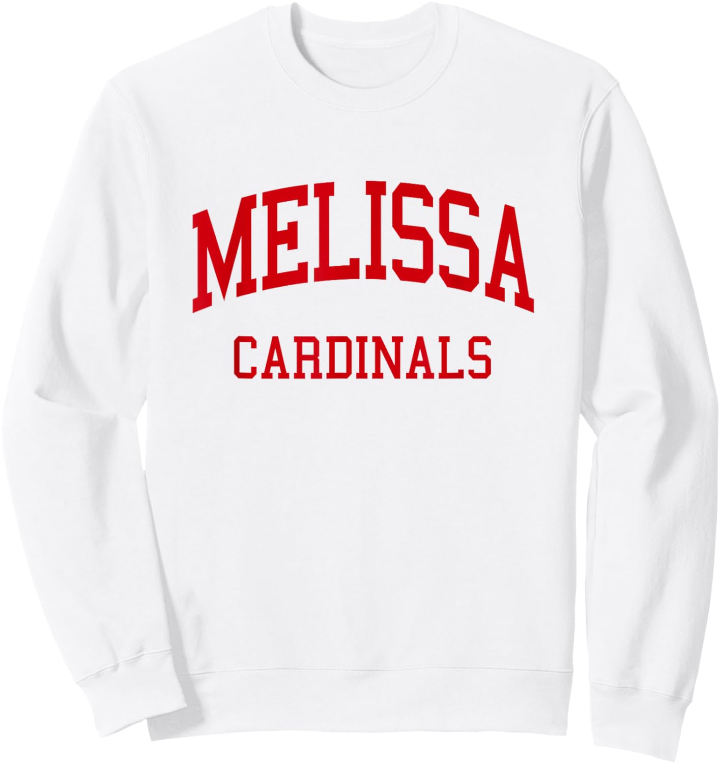 Melissa High School HS Melissa TX Retro Sweatshirt - Sweatshirt | White