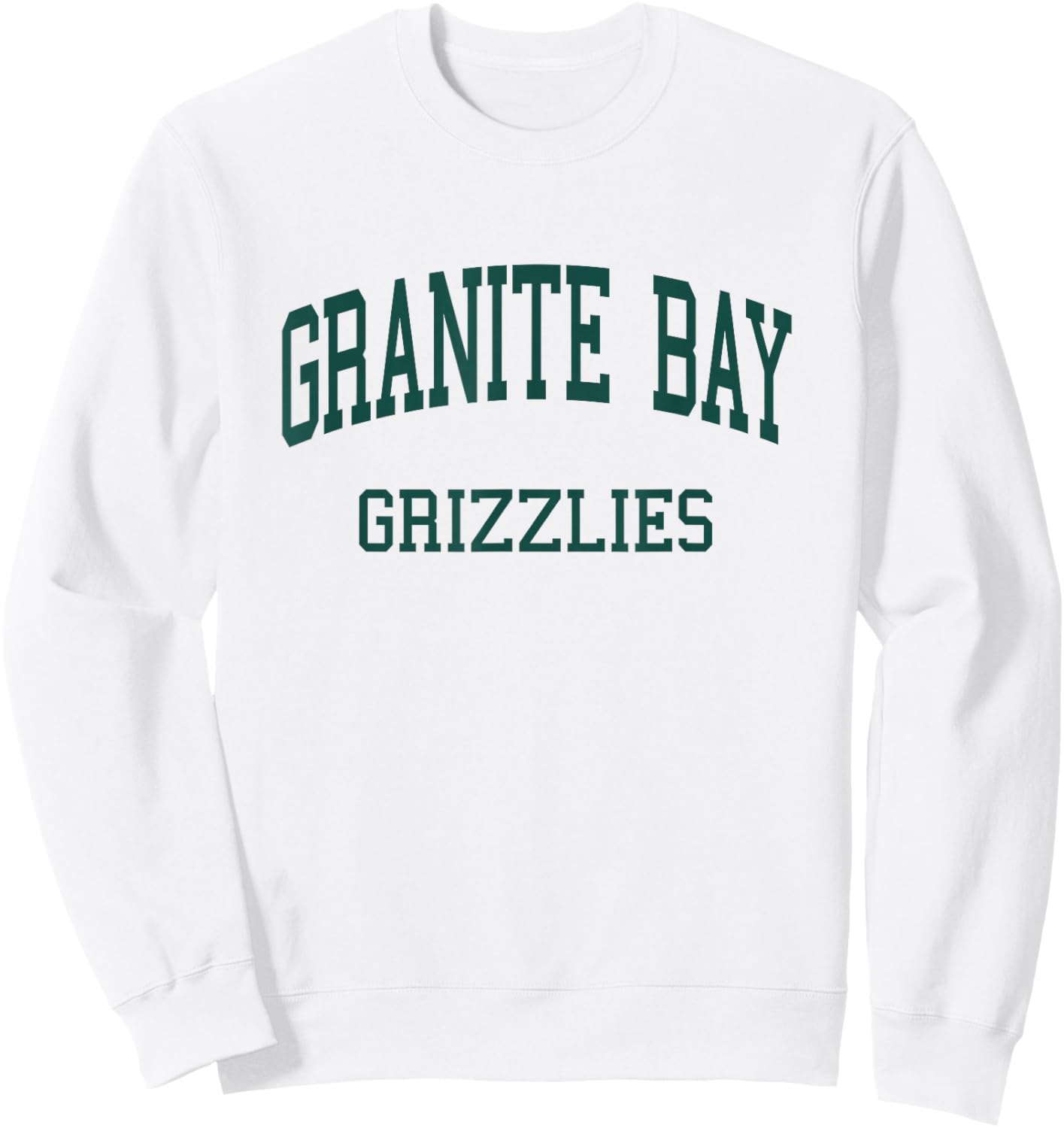 Granite Bay High School HS Granite Bay CA Retro Sweatshirt - Sweatshirt | White