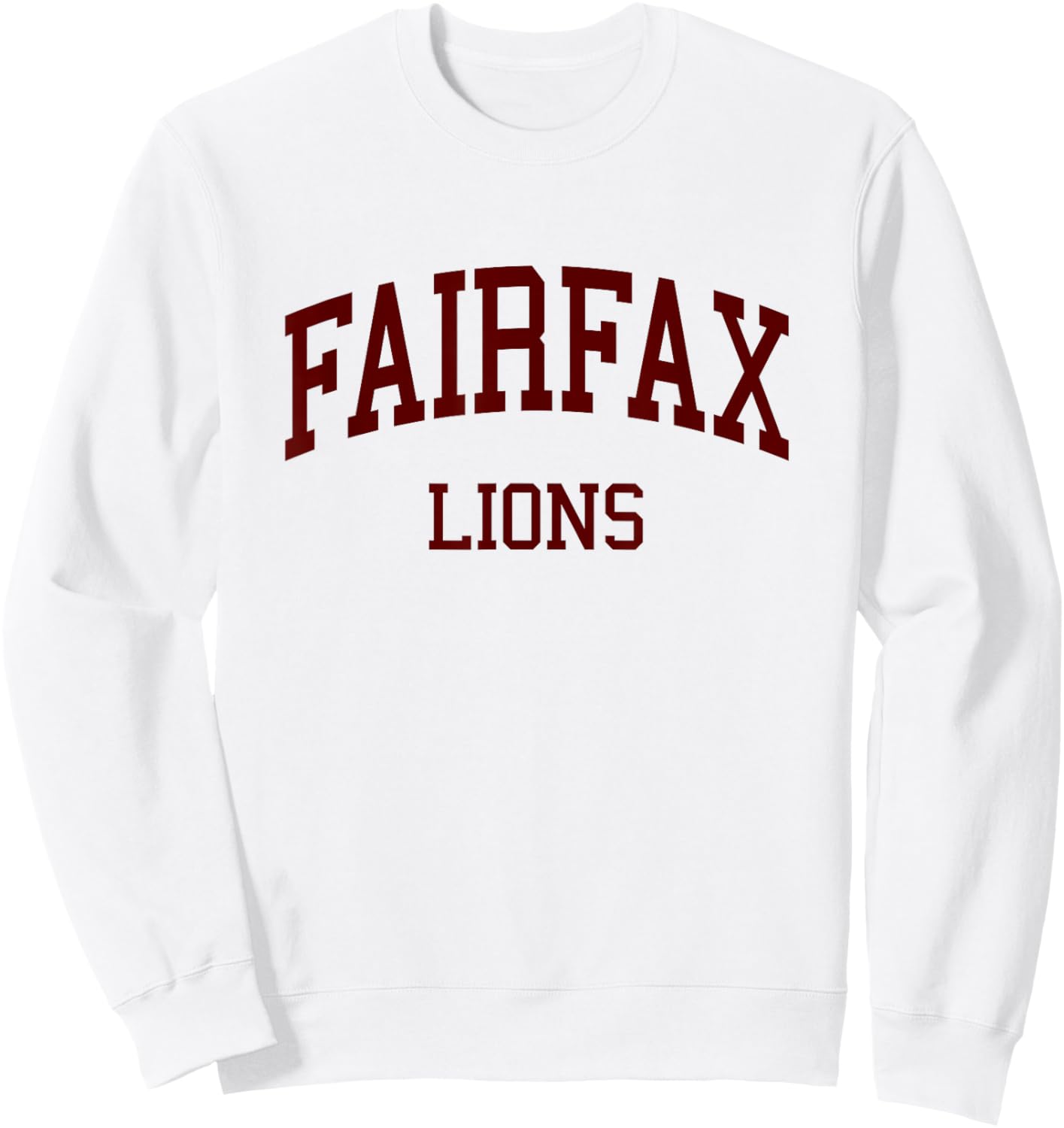Fairfax High School HS Los Angeles CA Retro Sweatshirt - Sweatshirt | White