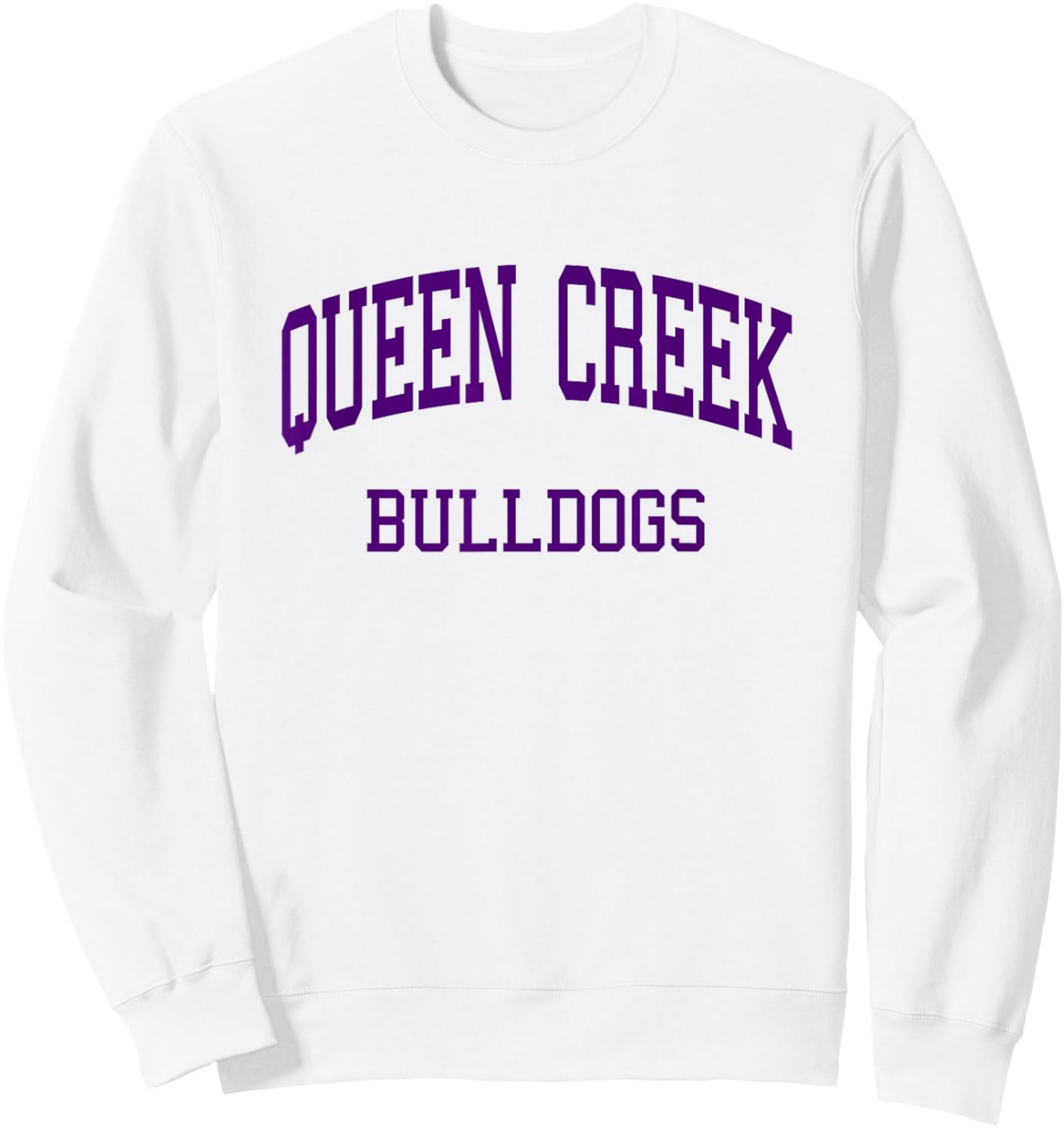Queen Creek High School HS Queen Creek AZ Retro Sweatshirt - Sweatshirt | White