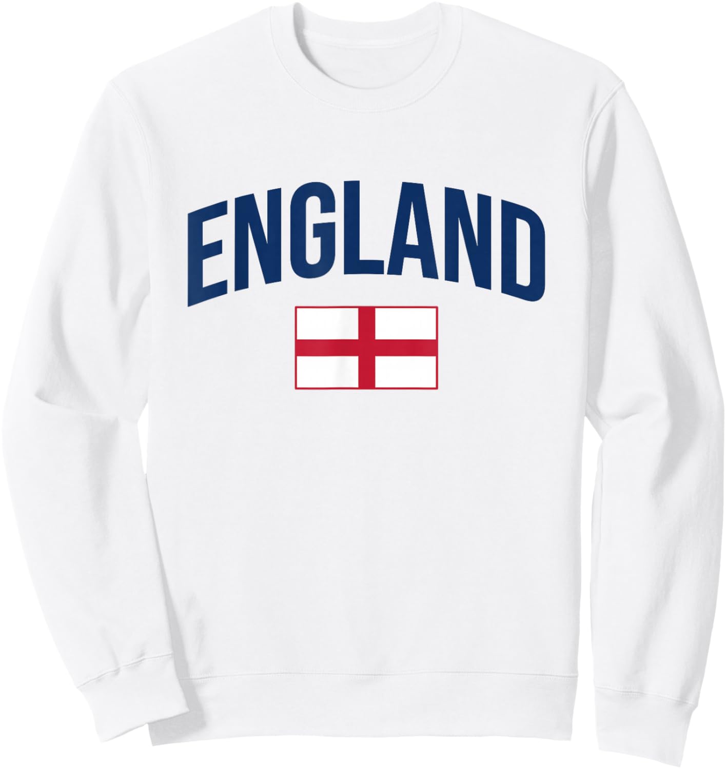 England - Flag of England - Throwback Design Sweatshirt - Sweatshirt | White
