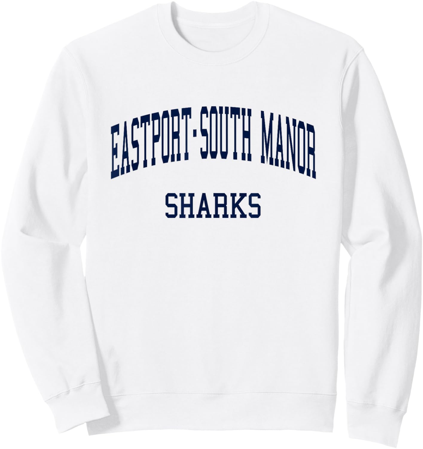 Eastport-South Manor High School HS Manorville NY Retro Sweatshirt - Sweatshirt | White