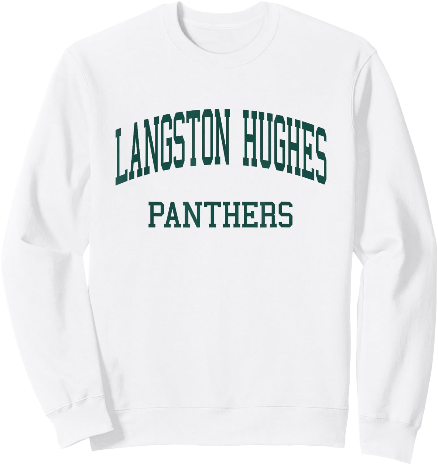 Langston Hughes High School HS Fairburn GA Retro Sweatshirt - Sweatshirt | White