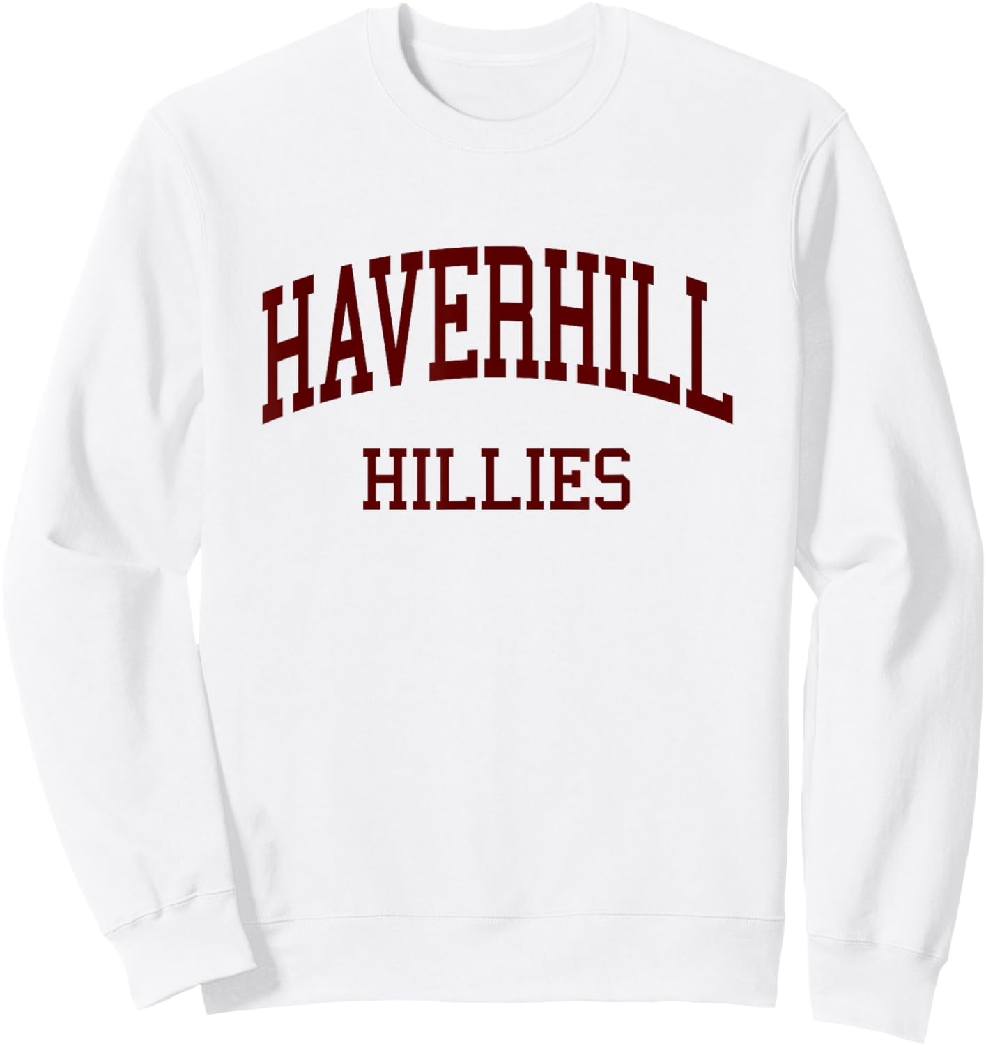 Haverhill High School HS Haverhill MA Retro Sweatshirt - Sweatshirt | White