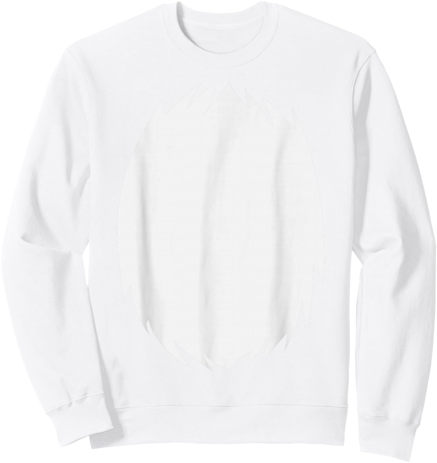 Wolf Costume Adult Children Men Women Wolf Costume Sweatshirt - Sweatshirt | White