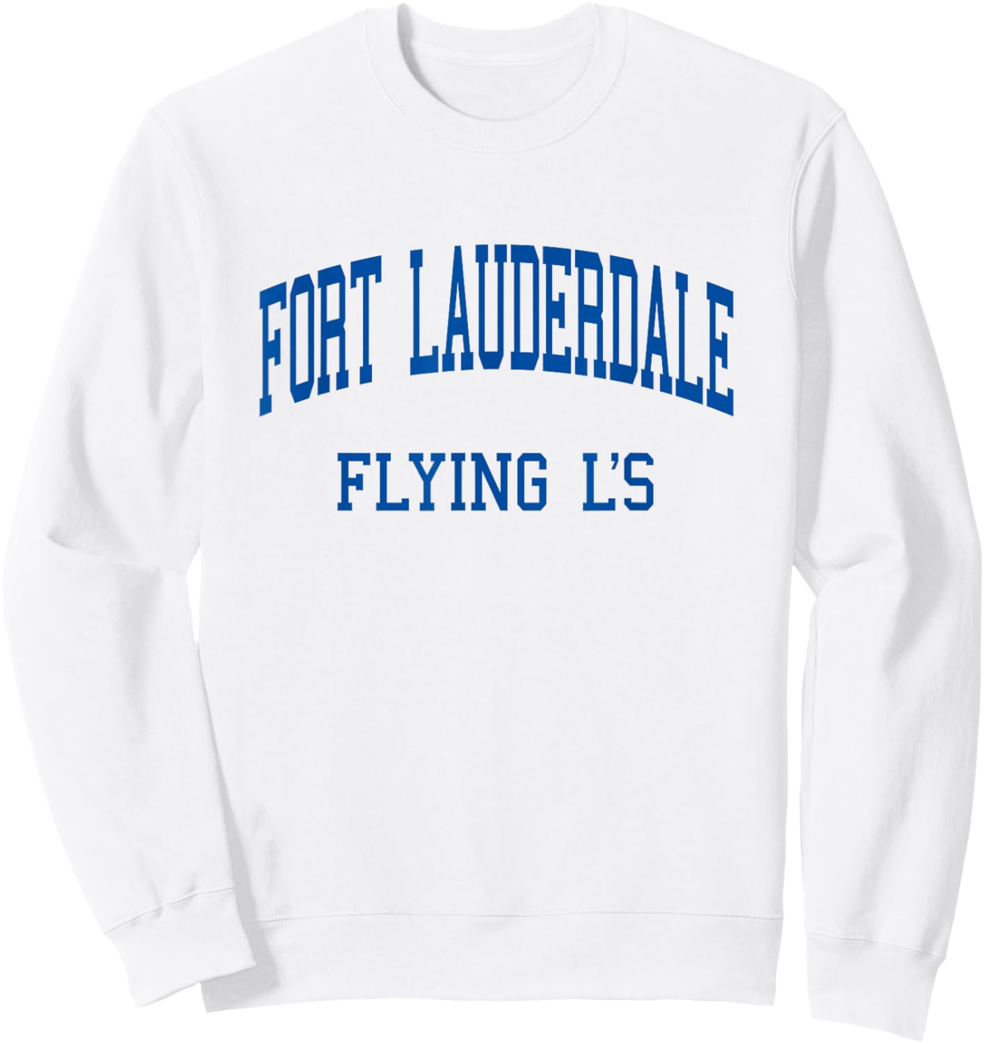 Fort Lauderdale High School HS Fort Lauderdale FL Retro Sweatshirt - Sweatshirt | White