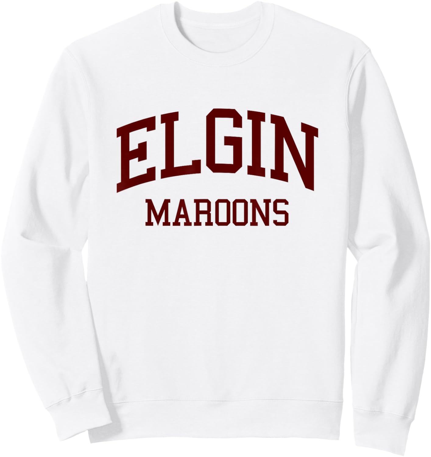 Elgin High School HS Elgin IL Retro Sweatshirt - Sweatshirt | White