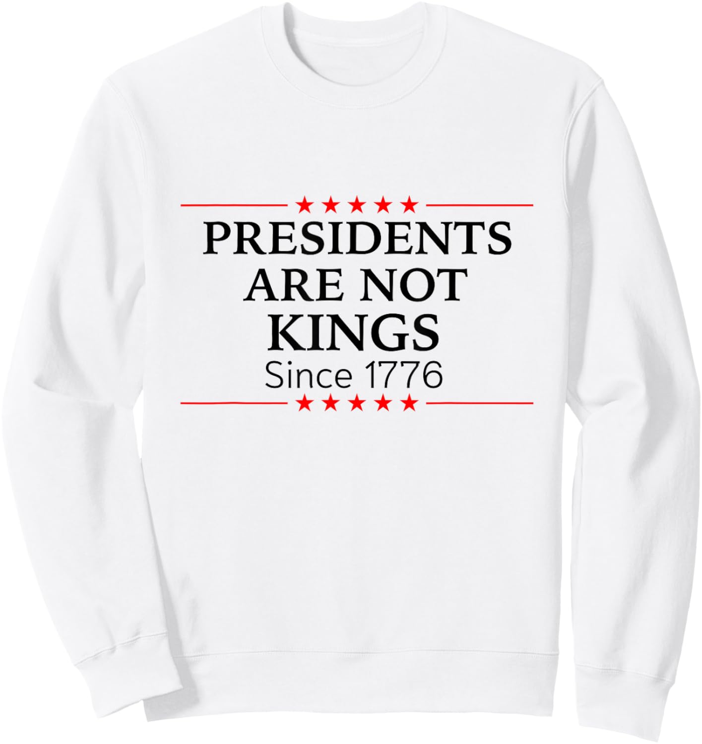 USA Flag Democracy Sweatshirt - Sweatshirt | White