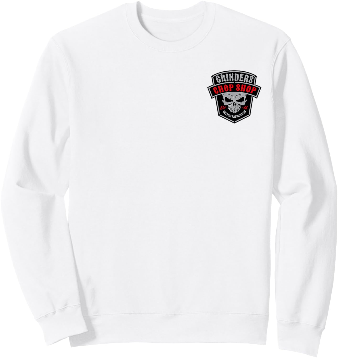 Hot Rod Chop Shop Sweatshirt - Sweatshirt | White