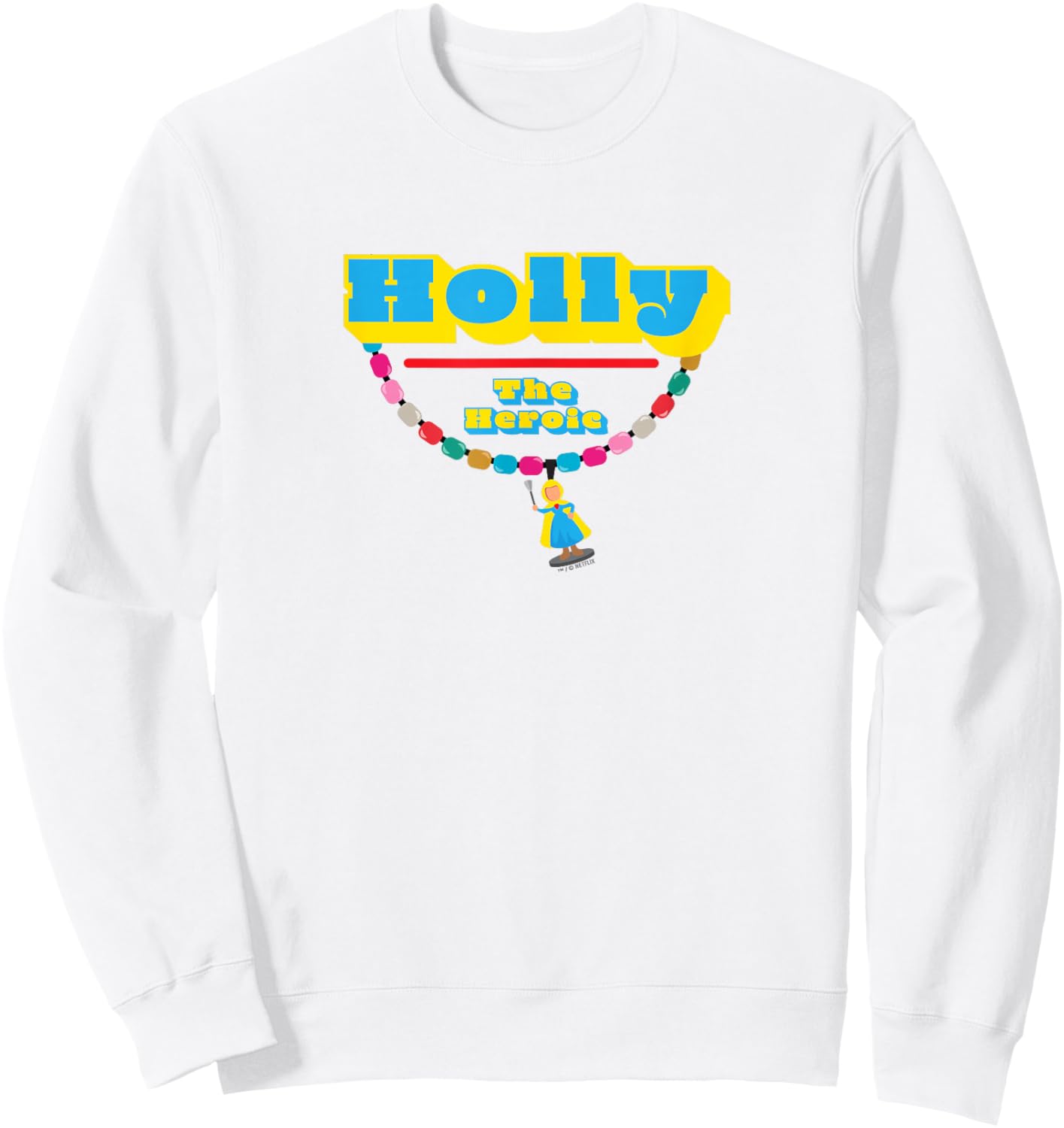 Stranger Things Holly Charm Officially Licensed Sweatshirt - Sweatshirt | White