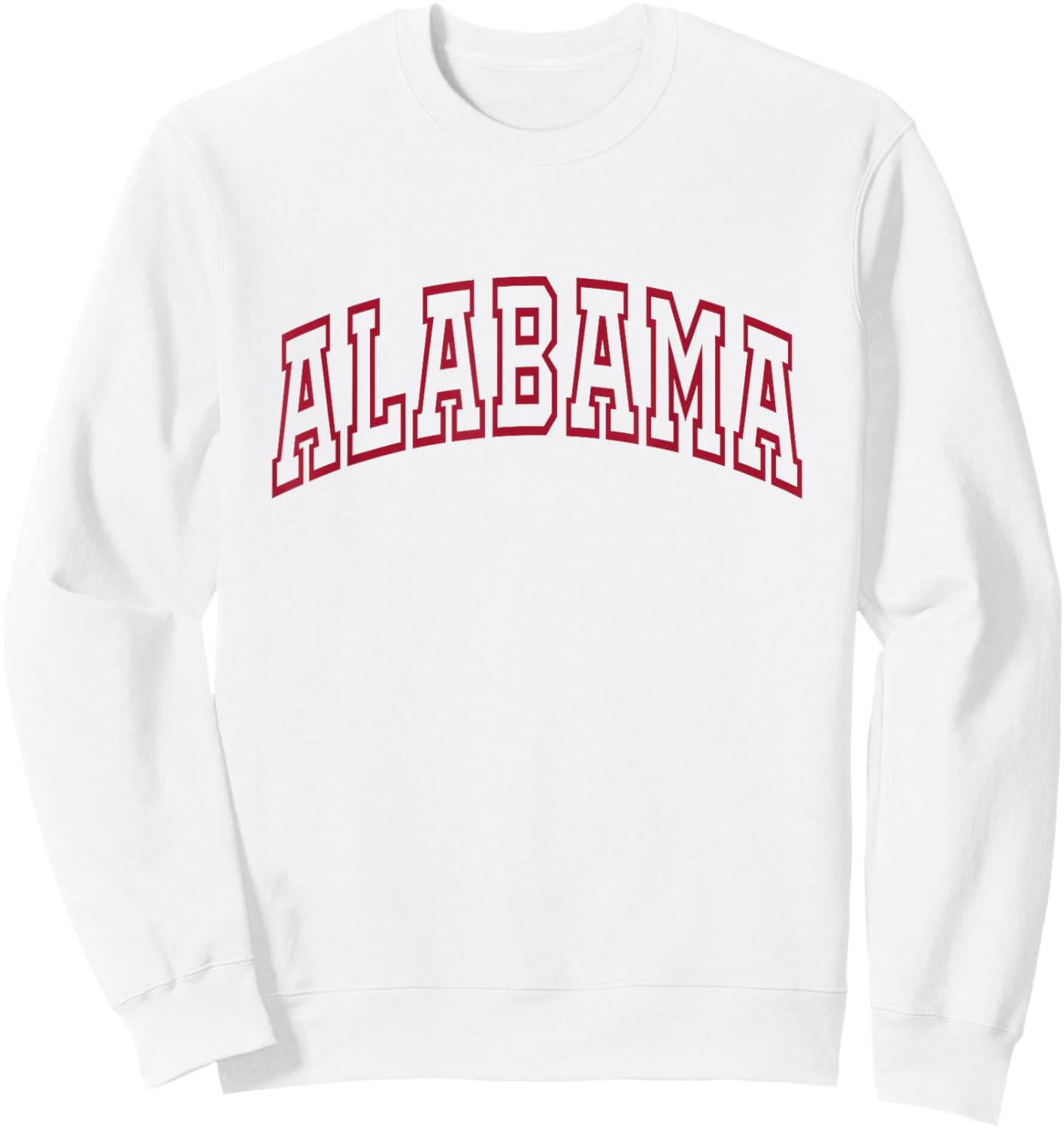 ALABAMA - Throwback Design - Classic Sweatshirt - Sweatshirt | White