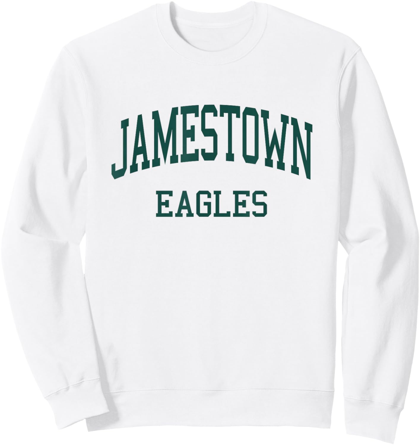 Jamestown High School HS Williamsburg VA Retro Sweatshirt - Sweatshirt | White