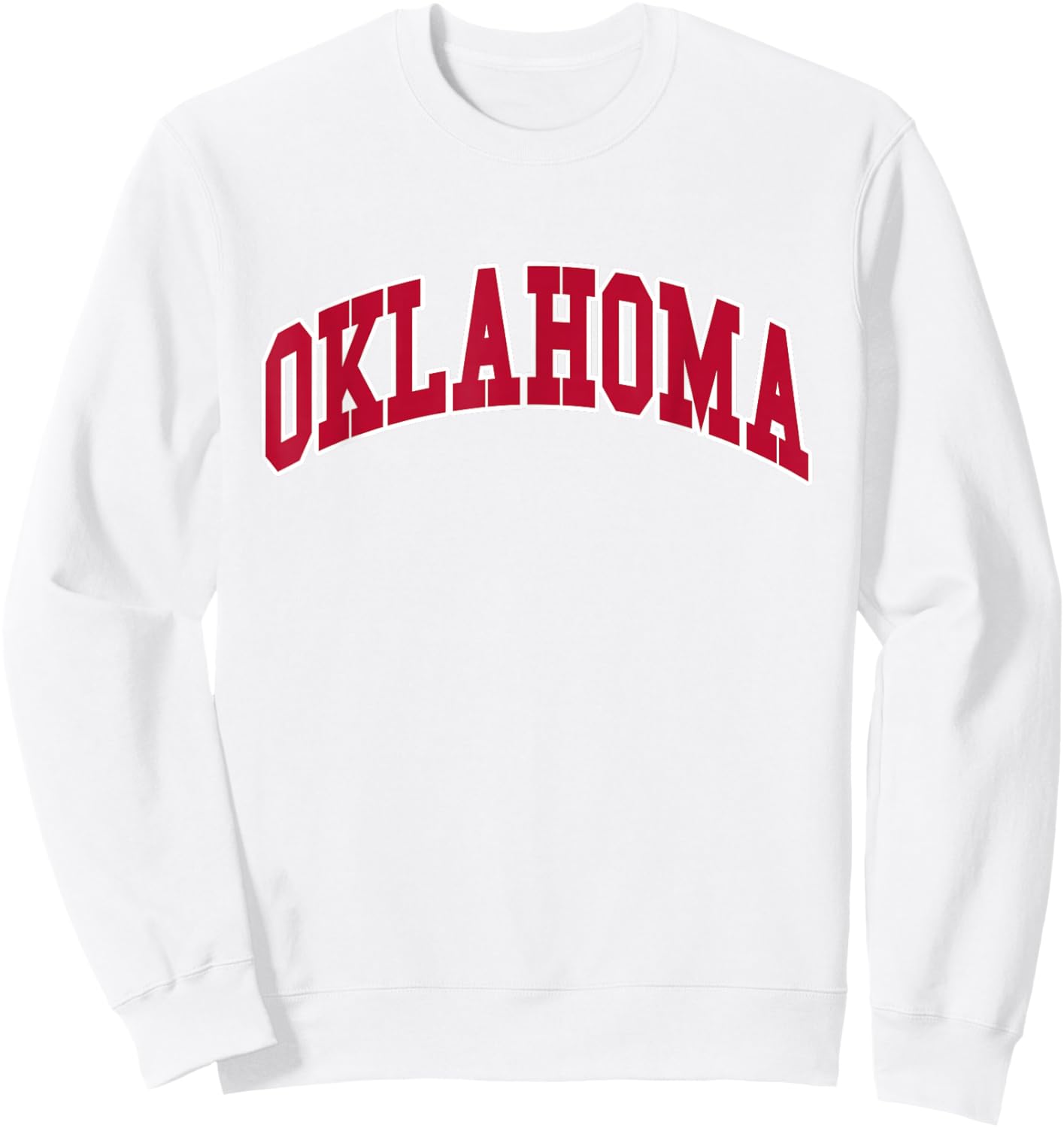 OKLAHOMA - Throwback Design - Classic Sweatshirt - Sweatshirt | White