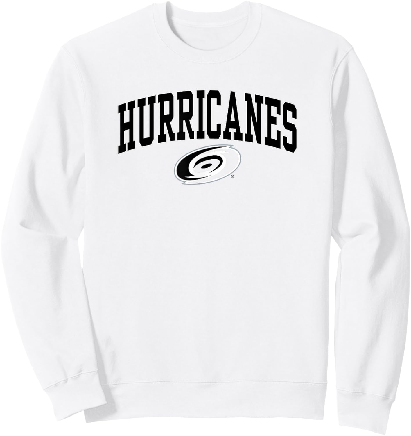 Carolina Hurricanes Arch Over Red Officially Licensed Sweatshirt - Sweatshirt | White