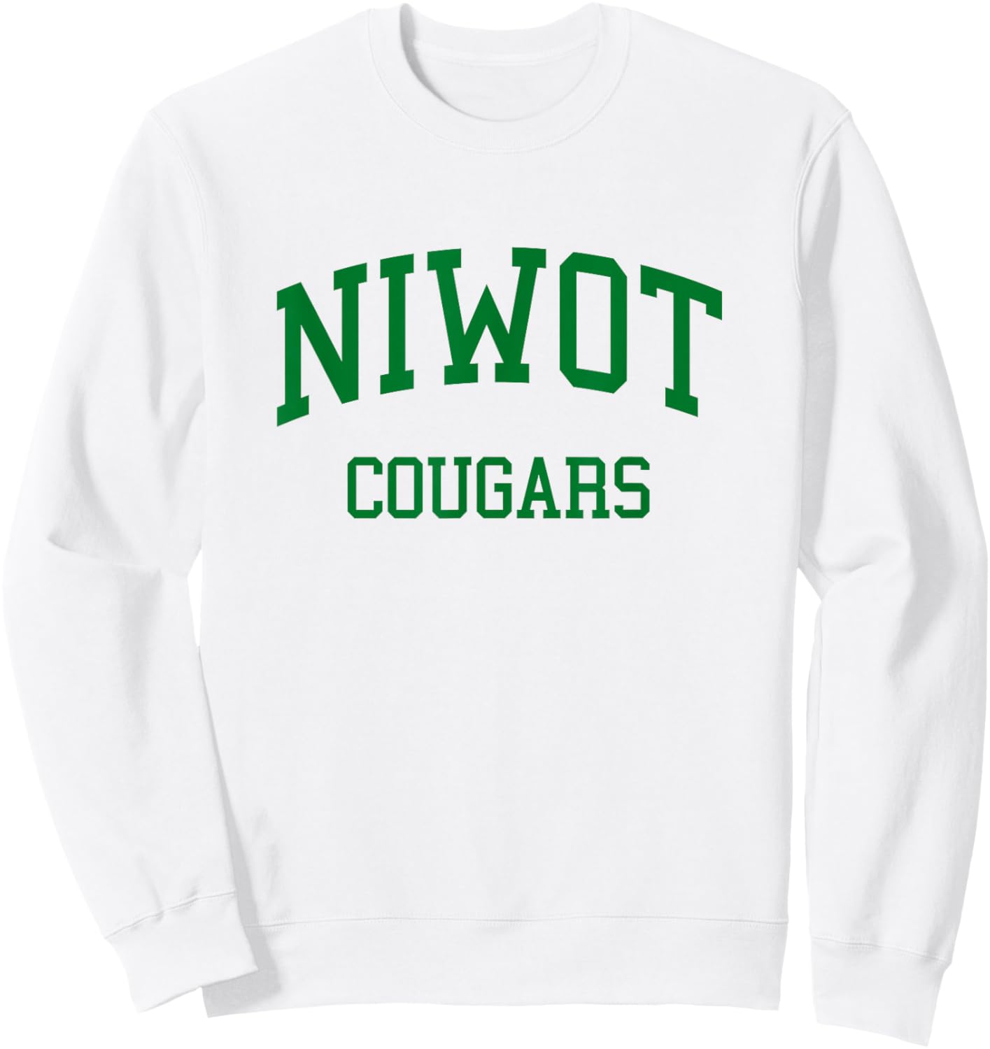 Niwot High School HS Niwot CO Retro Sweatshirt - Sweatshirt | White