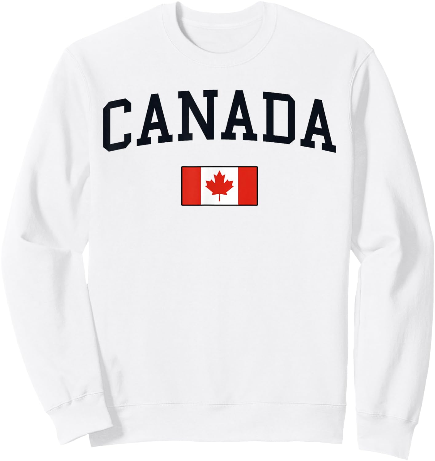 Canadian Flag Men Women Kids Canada Sweatshirt - Sweatshirt | White