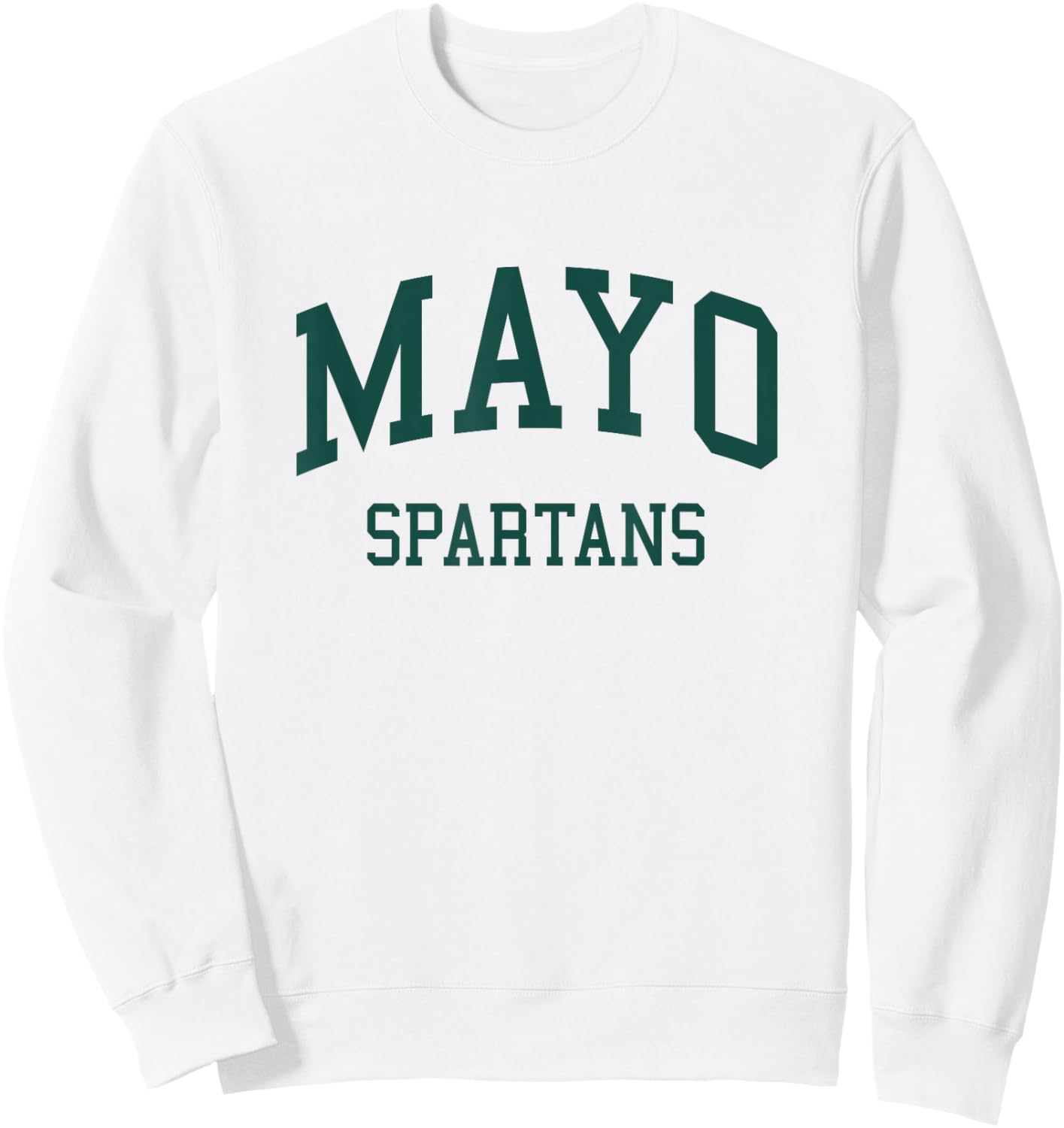 Mayo High School HS Rochester MN Retro Sweatshirt - Sweatshirt | White