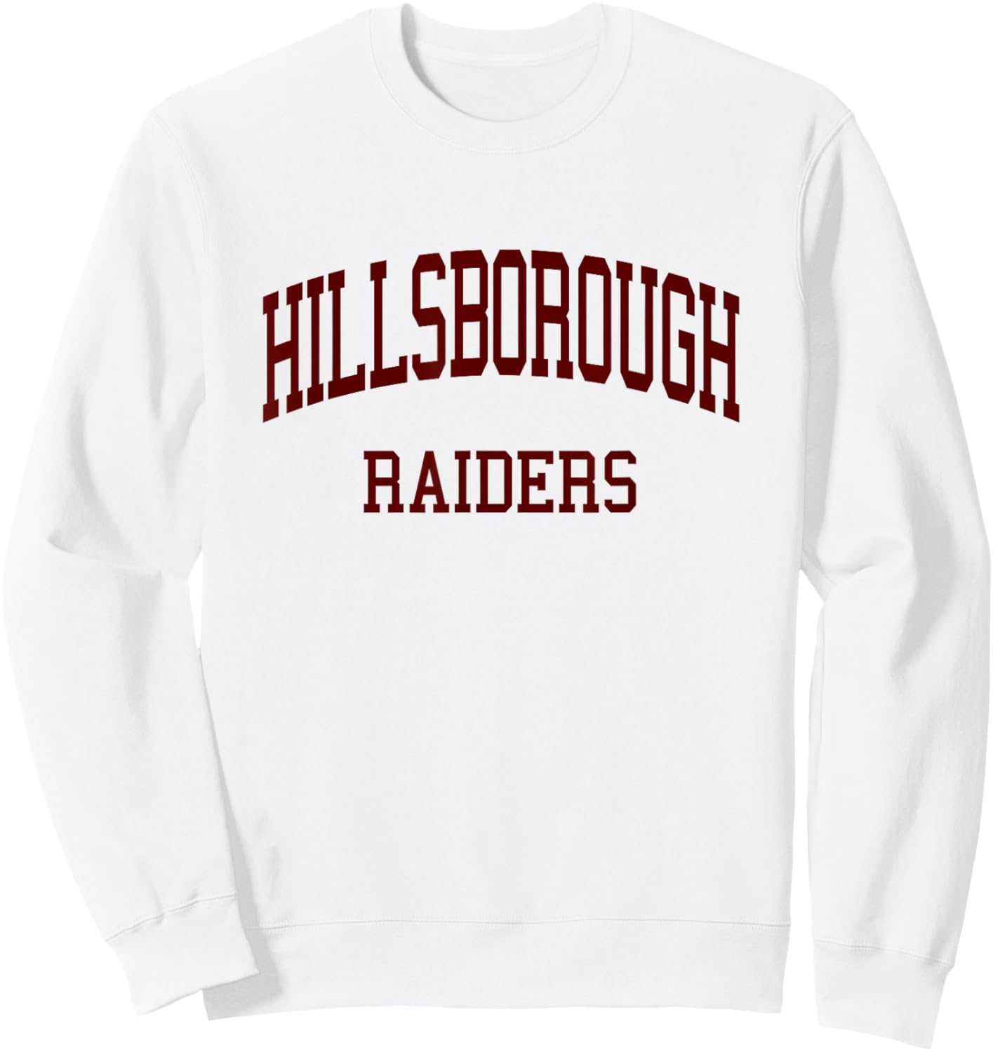 Hillsborough High School HS Hillsborough NJ Retro Sweatshirt - Sweatshirt | White