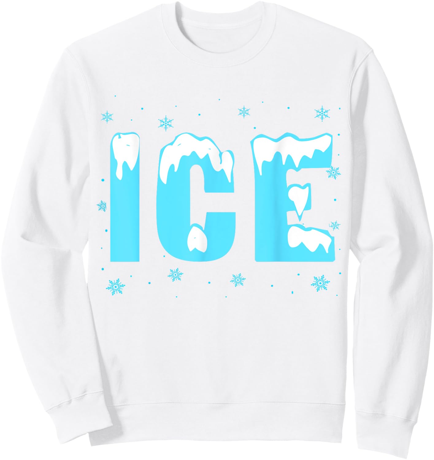Funny Ice Costume Halloween Family Matching Men Women Sweatshirt - Sweatshirt | White