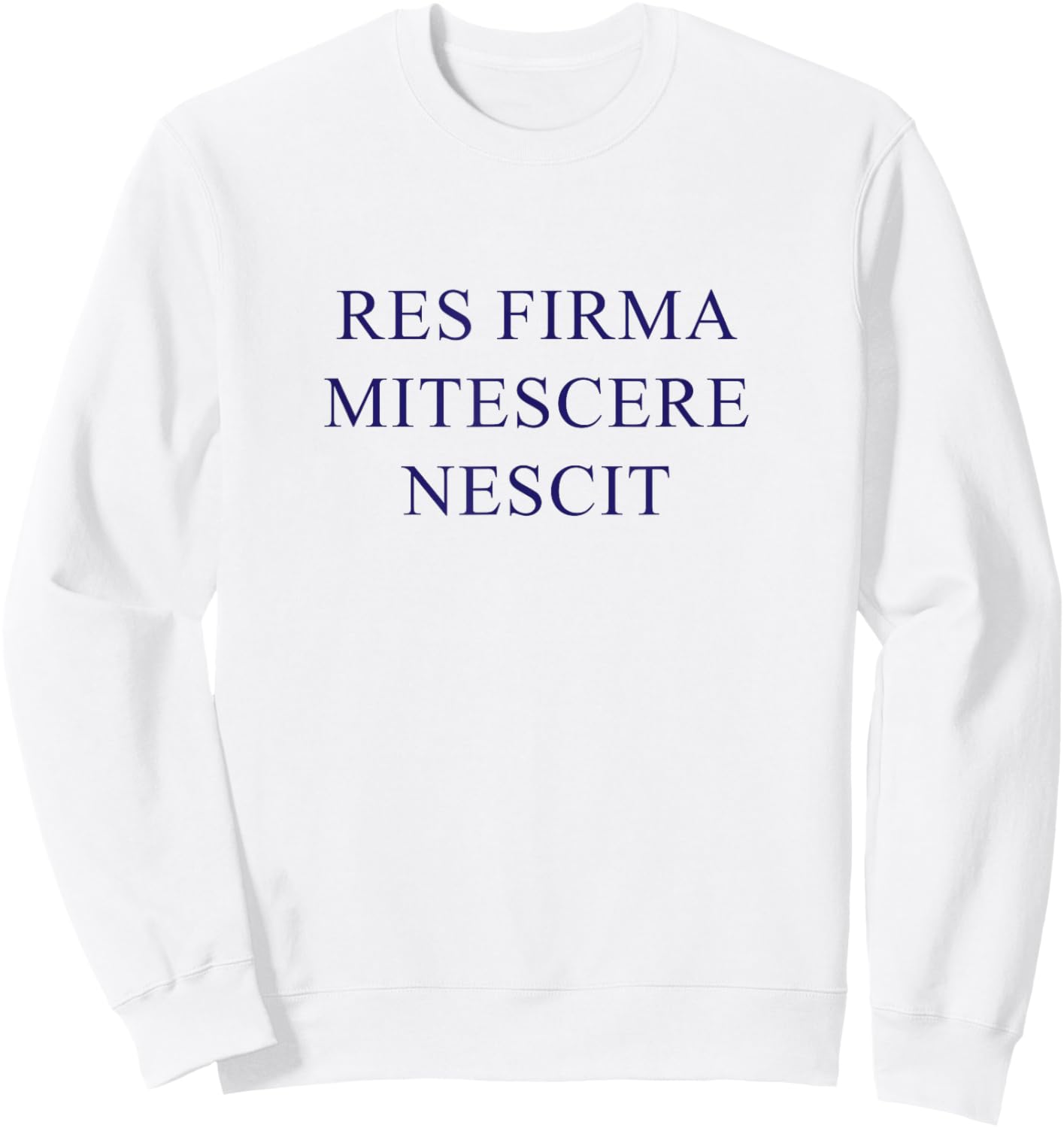 American Flyers "Res Firma Mitescere Nescit" Sweatshirt - Sweatshirt | White