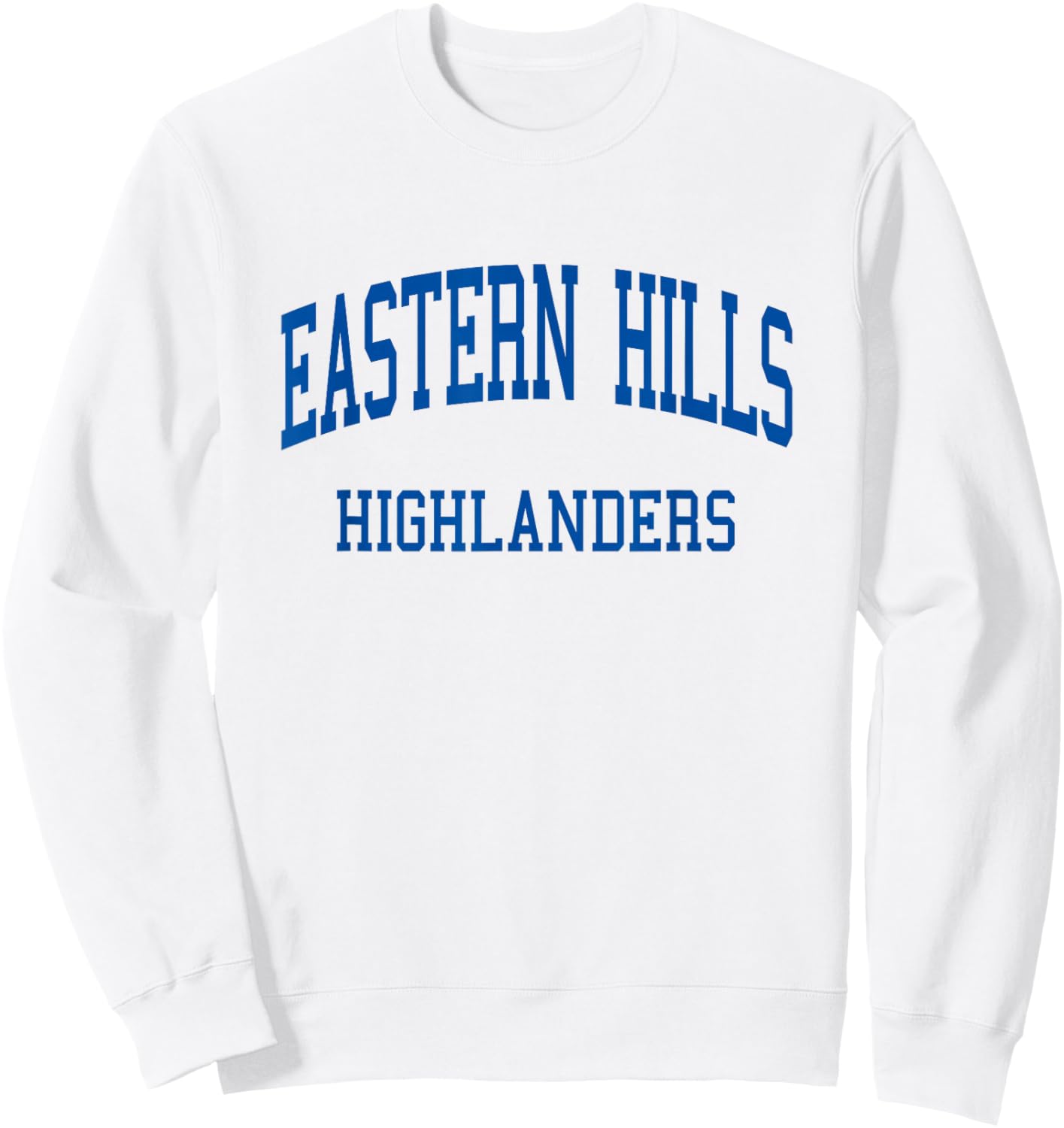 Eastern Hills High School HS Fort Worth TX Retro Sweatshirt - Sweatshirt | White