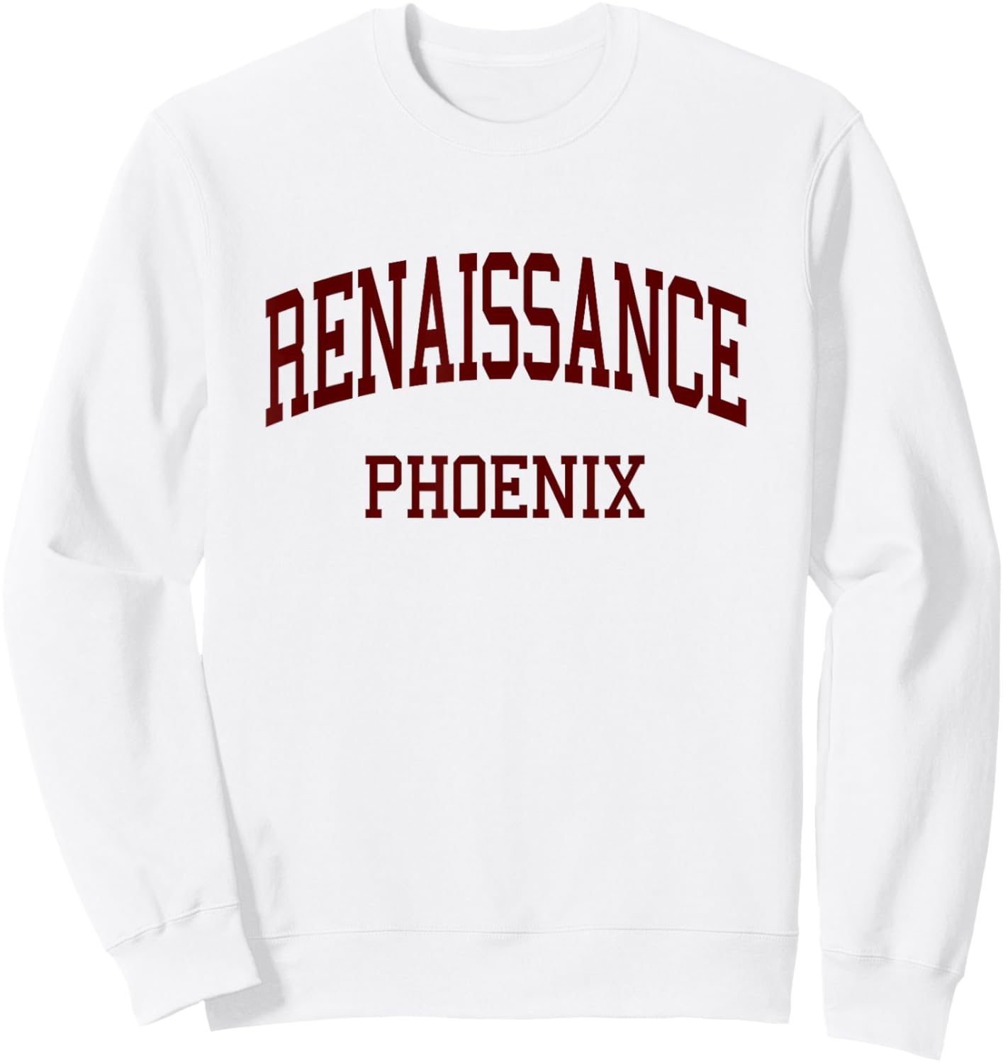 Renaissance High School HS Detroit MI Retro Sweatshirt - Sweatshirt | White