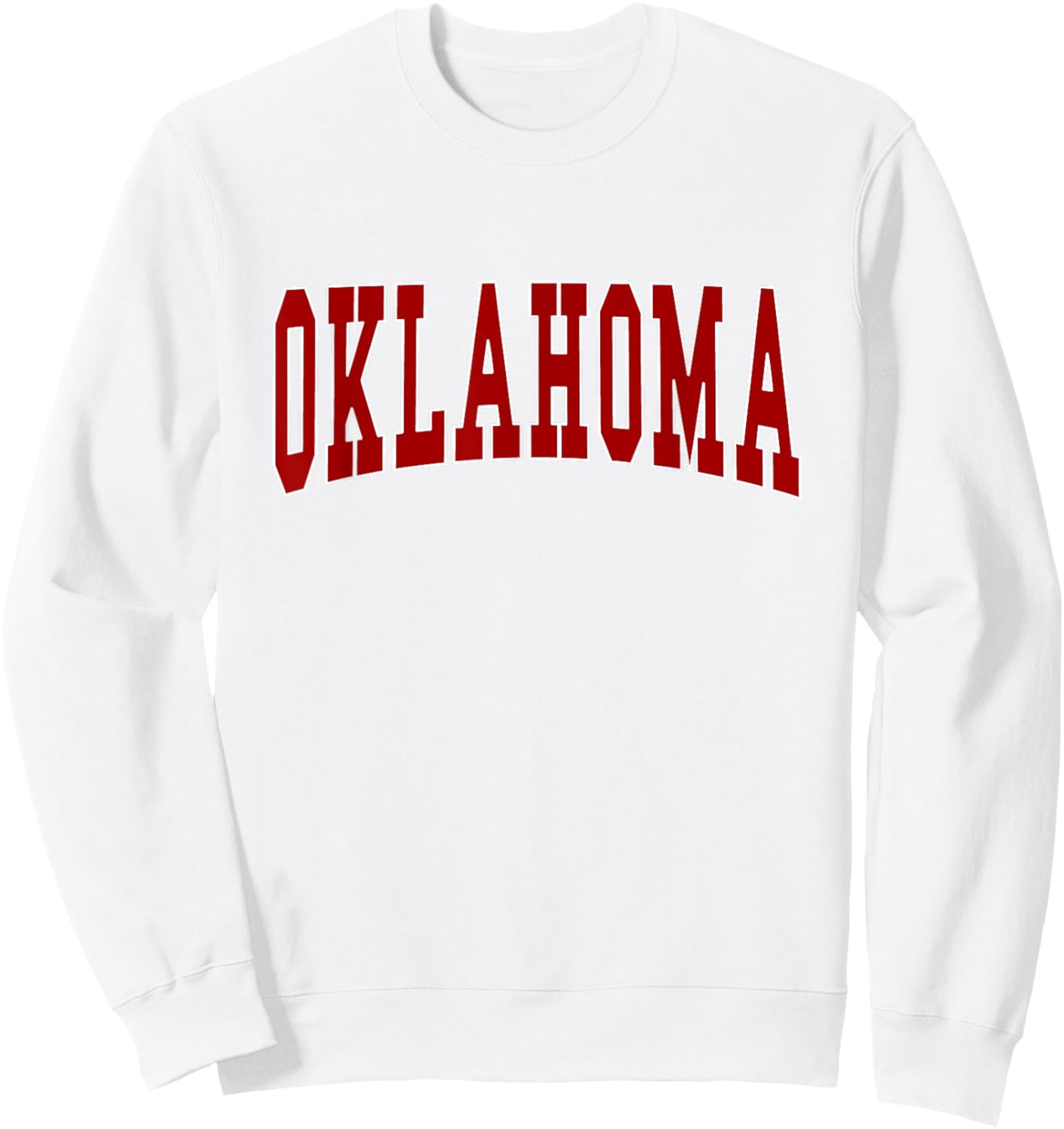 OKLAHOMA - Throwback Design - Classic Sweatshirt - Sweatshirt | White
