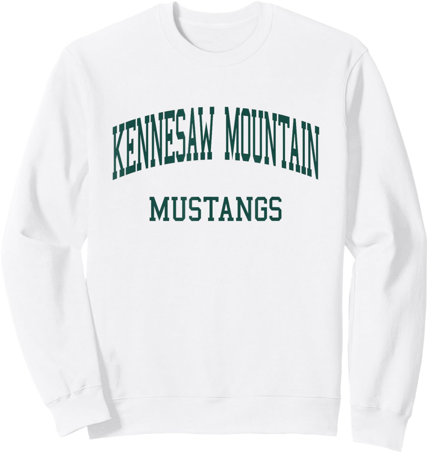 Kennesaw Mountain High School HS Kennesaw GA Retro Sweatshirt - Sweatshirt | White