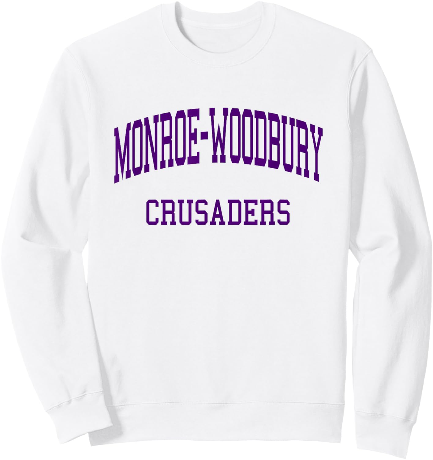 Monroe-Woodbury High School HS Central Valley NY Retro Sweatshirt - Sweatshirt | White
