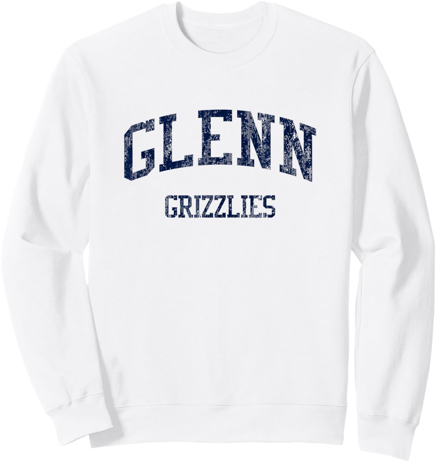 Glenn High School HS Leander TX Vintage Sports Sweatshirt - Sweatshirt | White