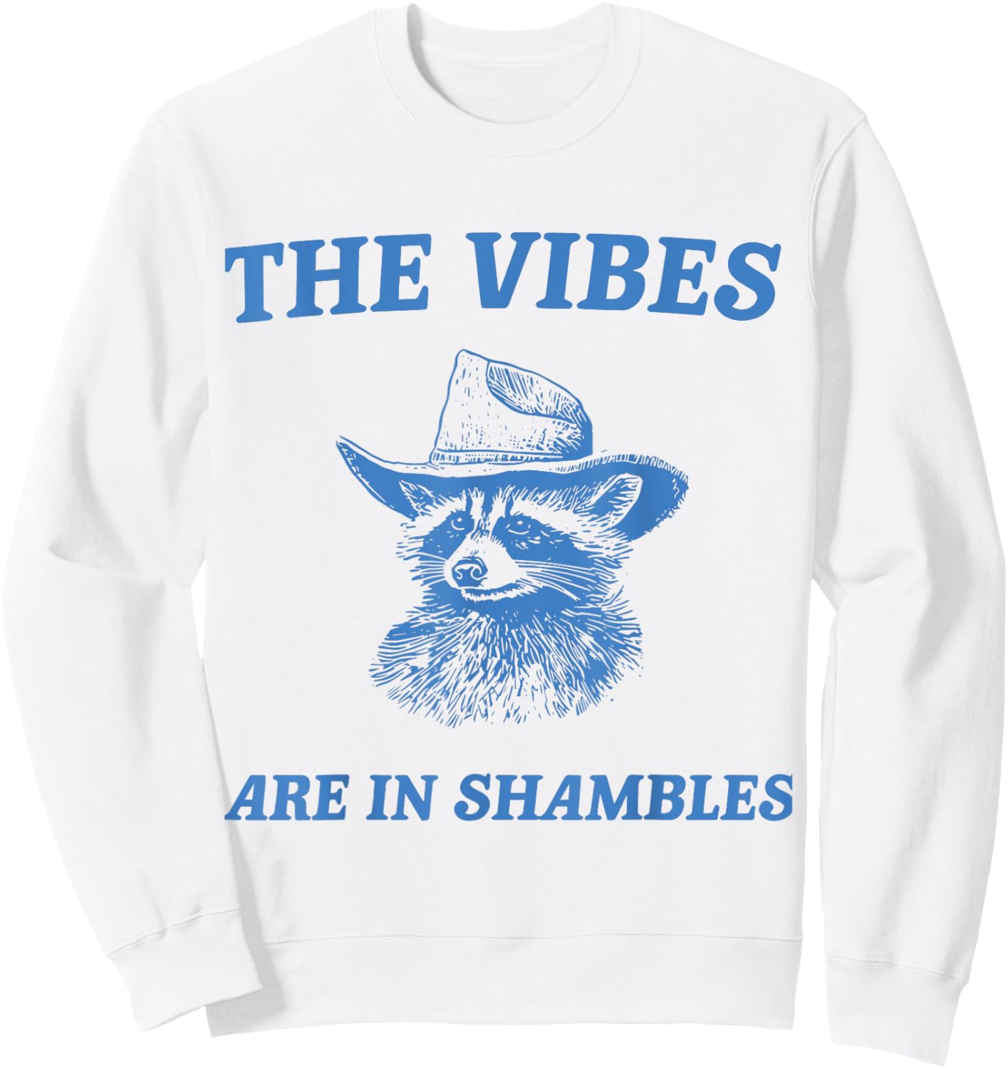 The Vibes Are In Shambles Sweatshirt - Sweatshirt | White