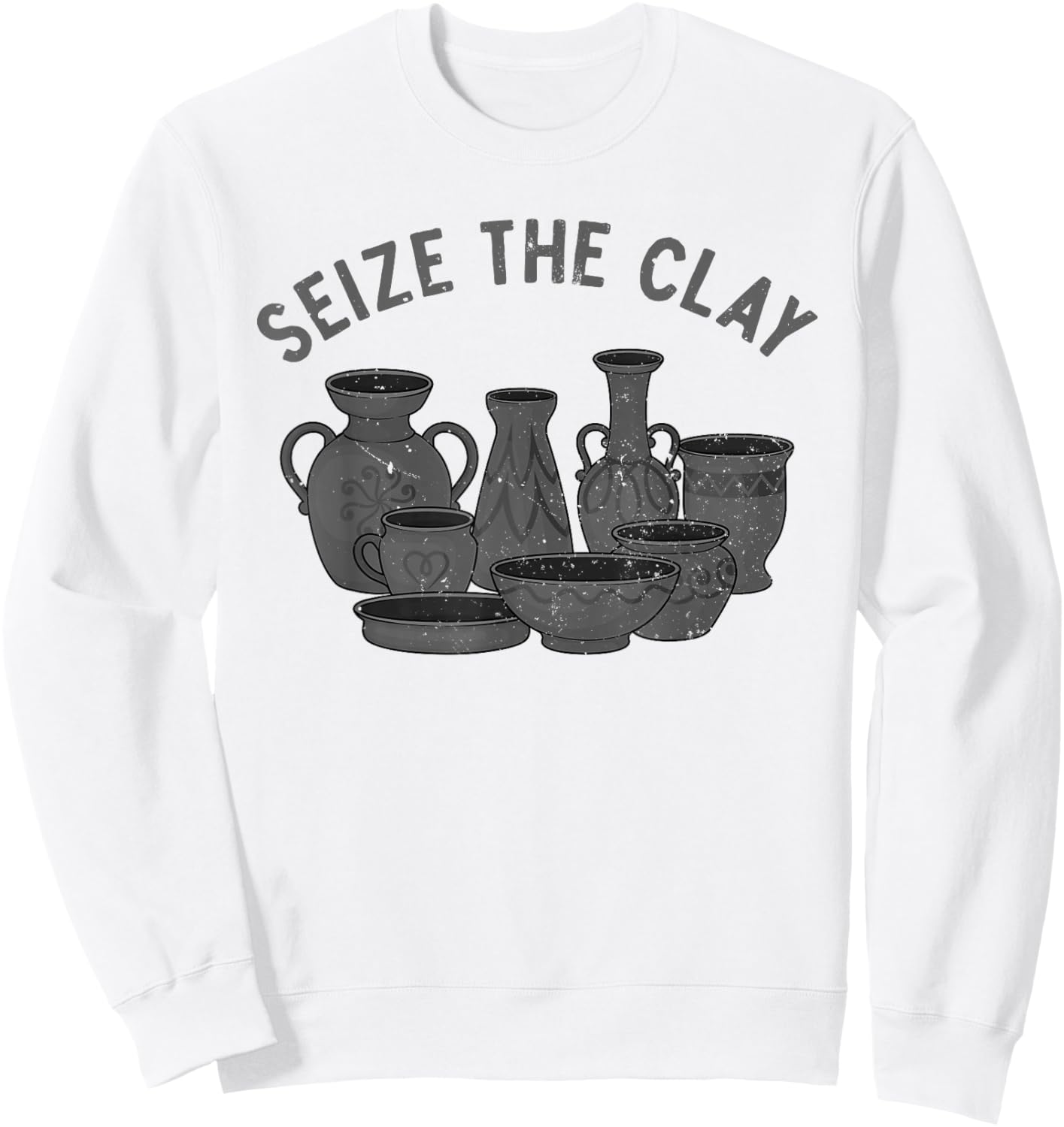 Cool Pottery Art Men Pottery Maker Pottery Artist Sweatshirt - Sweatshirt | White