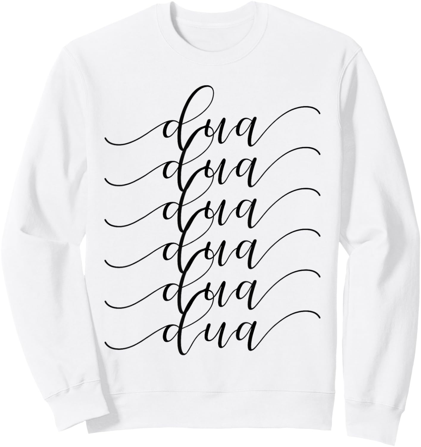 Funny Girl Retro Dua First Name Personalized 80, 90's Sweatshirt - Sweatshirt | White