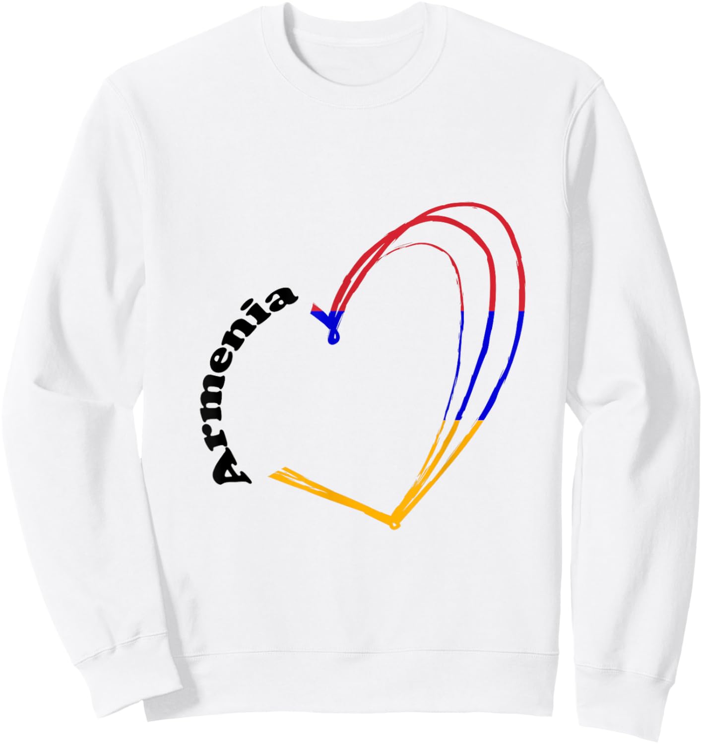Armenia Flag USA I'm Both Of Them America Armenian Roots Sweatshirt - Sweatshirt | White
