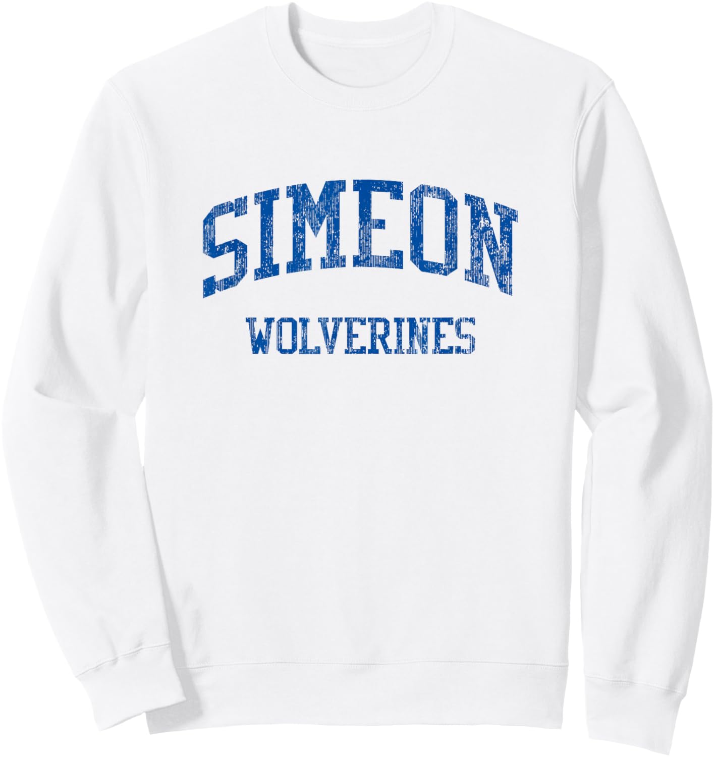 Simeon High School HS Chicago IL Vintage Sports Sweatshirt - Sweatshirt | White