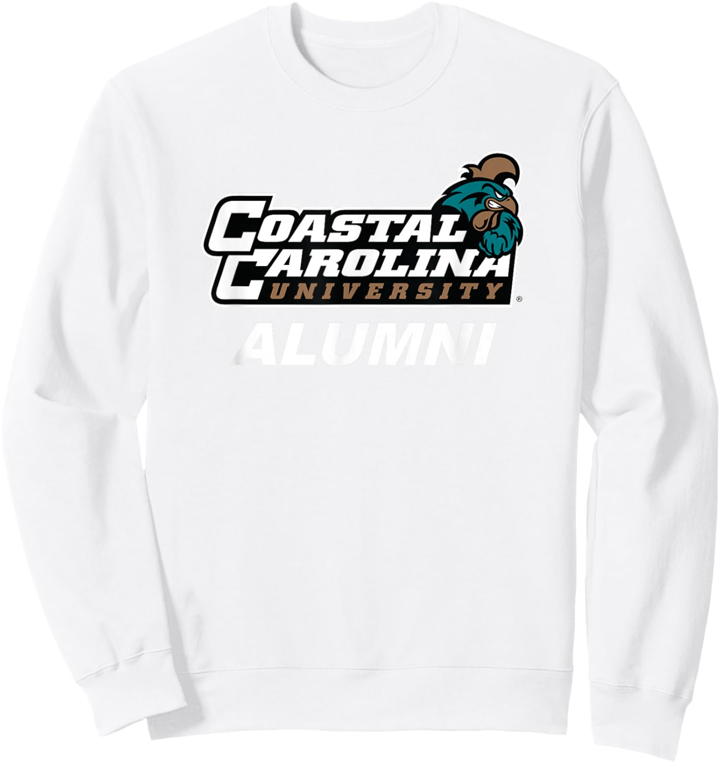Coastal Carolina University CCU Alumni Sweatshirt - Sweatshirt | White